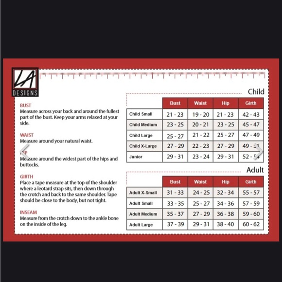 LA Dancewear Designs The Chloe Leotard “RED” Child M - Picture 10 of 10